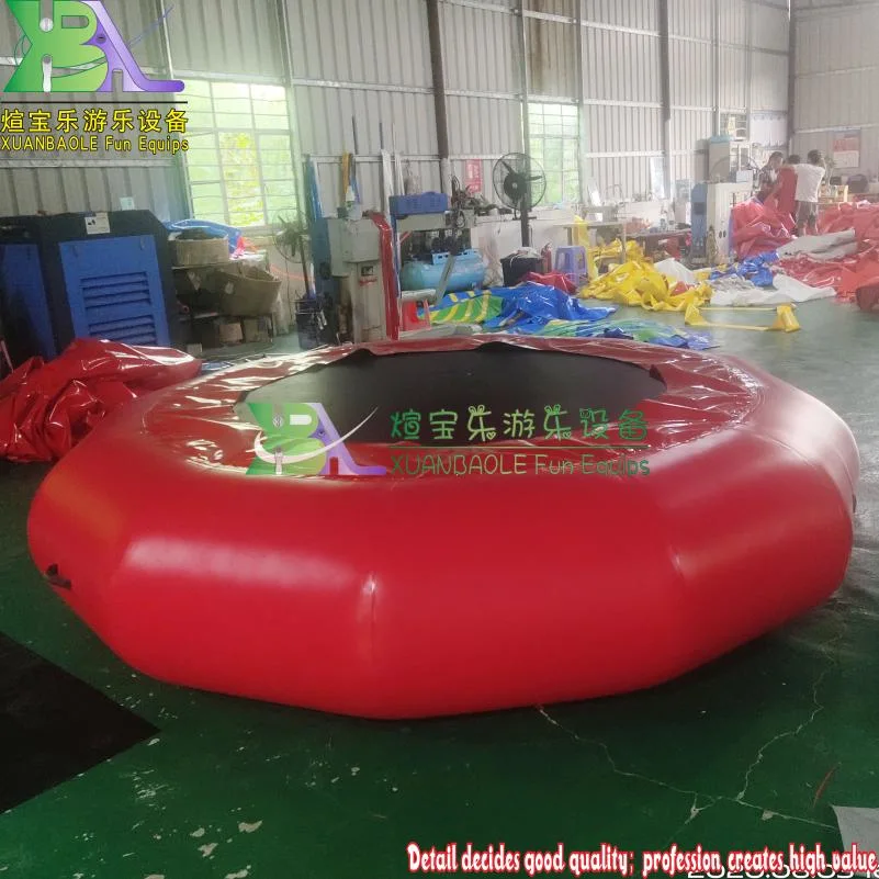 Park Commercial Sea Floating Combo Air Bouncer Inflatable Water Trampoline